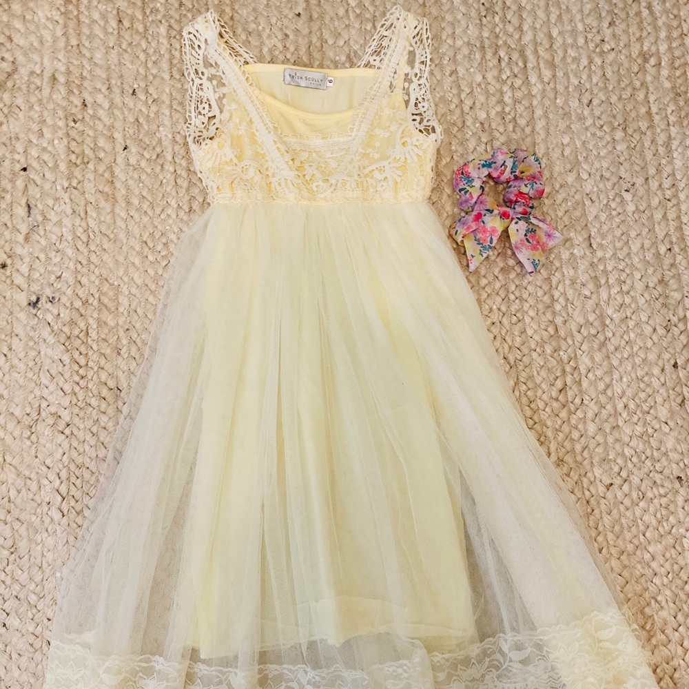 Girls Size 6 Vintage Lace Dress